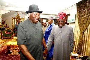 Read more about the article Weekly Tinubu Meetup – “Jonathan informs Nigerians that they shouldn’t be taken aback if they spot him alongside Tinubu on a weekly basis.”