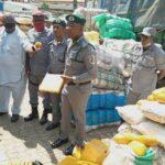 Seven individuals have been apprehended by customs authorities after they seized smuggled goods worth N1.3 billion.