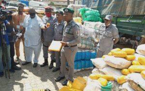 Read more about the article Seven individuals have been apprehended by customs authorities after they seized smuggled goods worth N1.3 billion.