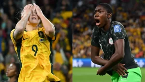 Read more about the article [Breaking]  In a remarkable comeback victory, Nigeria stuns co-hosts Australia 3-2 in the Women’s World Cup.