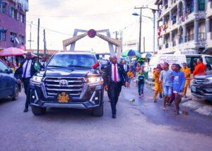 Read more about the article PRESIDENT BOLA AHMED TINUBU ON SATURDAY PAID HOMAGE TO THE OBA OF LAGOS, RILWAN AREMU AKIOLU, AT HIS PALACE.