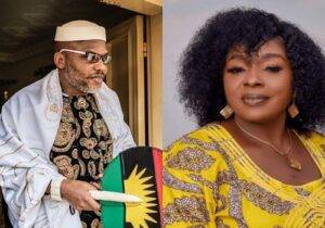 Read more about the article Actress Rita Edochie demands release of Nnamdi Kanu, calls out manipulative elites