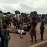 Benue Women Block Makurdi-Abuja Highway To Protest Against Killing Of 5 People By Armed Men Suspected To Be Herders