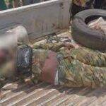 Unknown assailants fatally shoot a soldier in Benin and make off with bags of money.