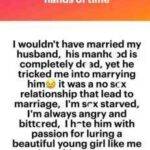 My Husband Tricked Me Into Marrying Him, Even Though He Knows His Manhood is Dead -Lady Laments