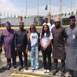 Iyabo Ojo leads protest to Lagos House of Assembly over Mohbad’s death