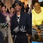 Wizkid spotted at first public event since the loss of his mother