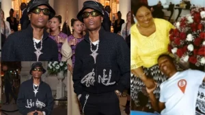 Read more about the article Wizkid spotted at first public event since the loss of his mother