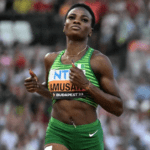 “Glo pays tribute to Amusan following her victory in the Diamond League.”