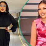 “Actress Tonto Dikeh switches her allegiance to the APC.”