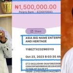 “I have honored my commitment,” stated a Nigerian man as he provided evidence of a ₦1.5 million payment towards Mr. Ibu’s medical expenses.